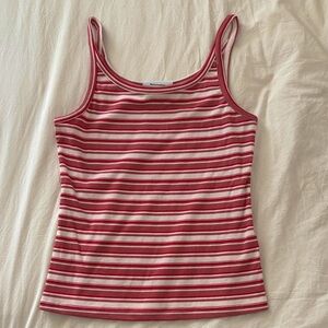 Reformation striped tank top